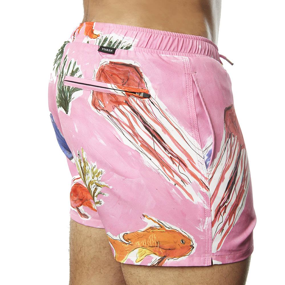 Swim Short – Pink Jellies – Ali Forney Center Fundraiser Colab