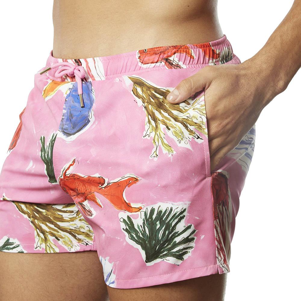 Swim Short – Pink Jellies – Ali Forney Center Fundraiser Colab