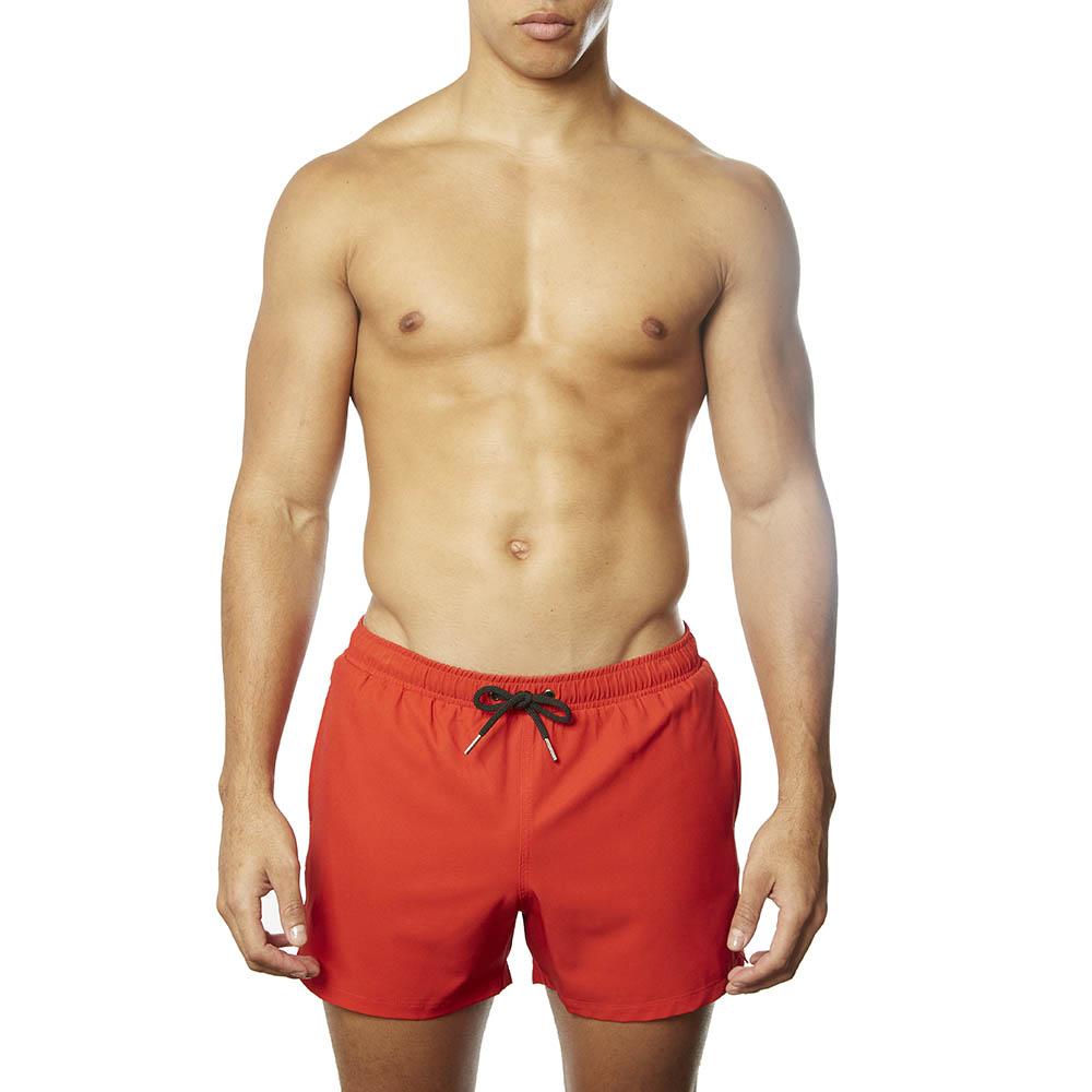 red-swim-shorts