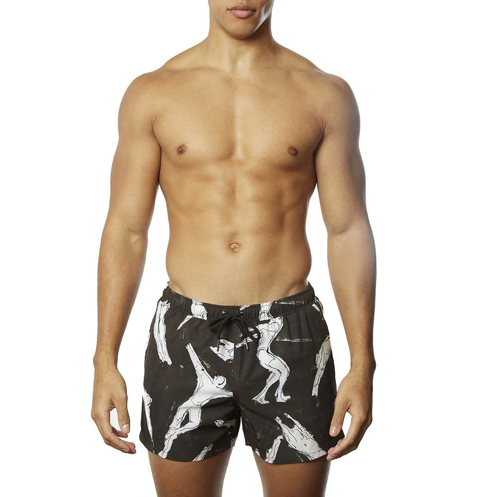 black-and-white-swim-shorts