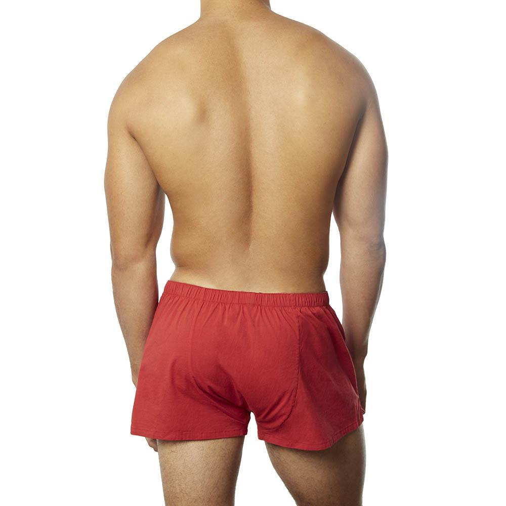 Short-Cut Cotton Boxer Rust