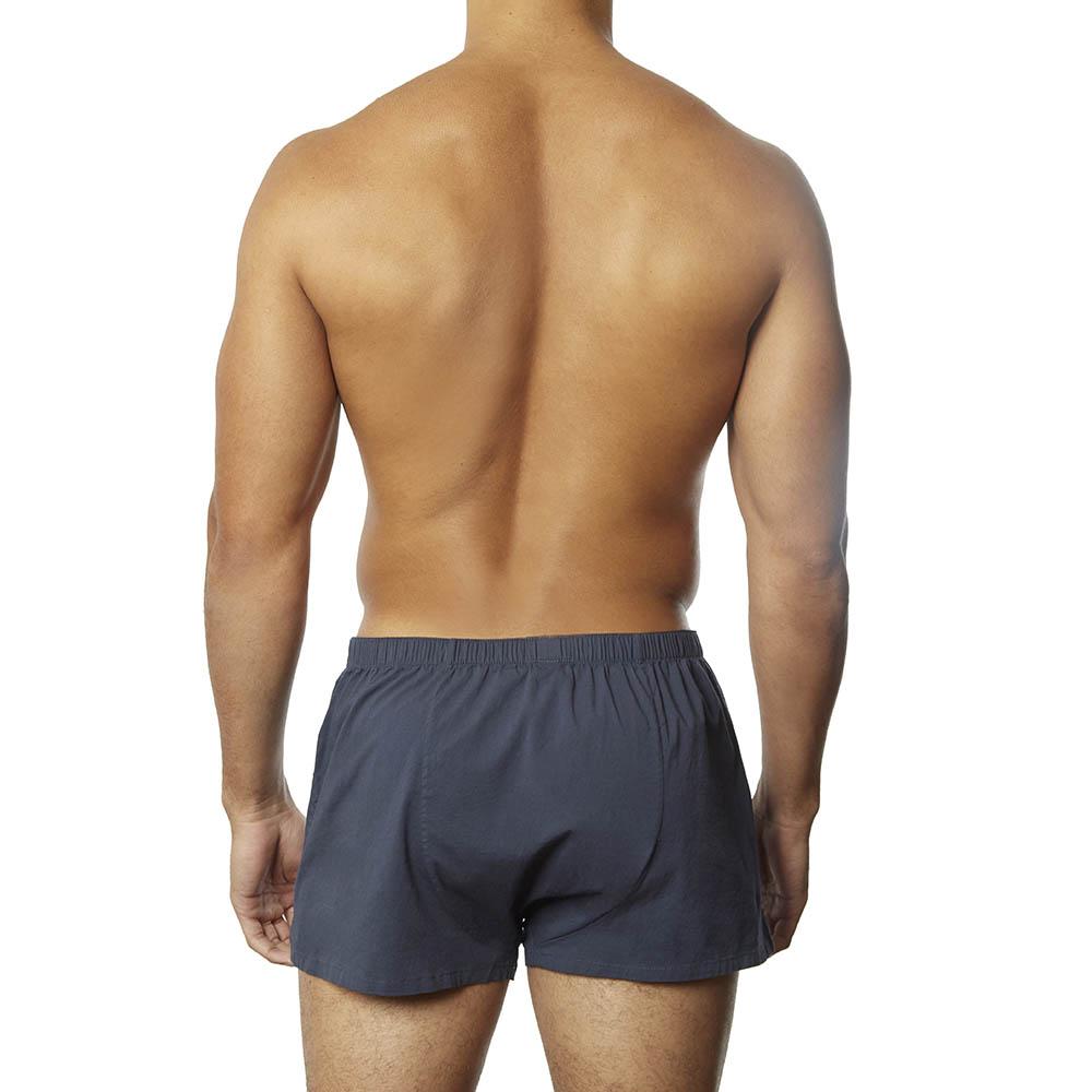 Short-Cut Cotton Boxer Navy