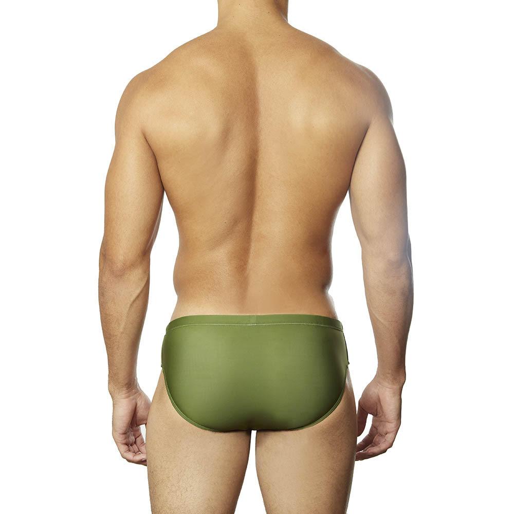 Swim Briefs Olive Green Swimwear